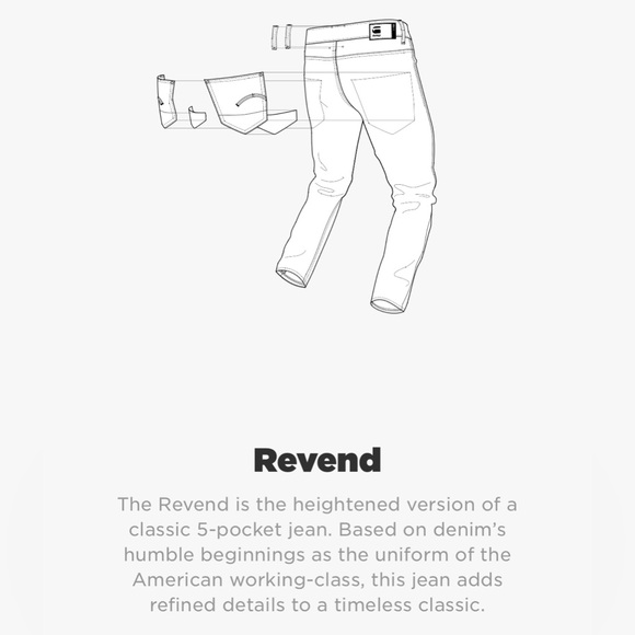 G-Star RAW -
Men's REVEND SKINNY 3D Dark Aged - Picture 7 of 14